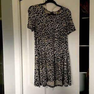 Zara Leopard Print Cocktail Dress